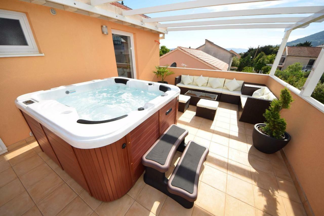 Luxury Penthouse With Jacuzzi In Orebić Zewnętrze zdjęcie